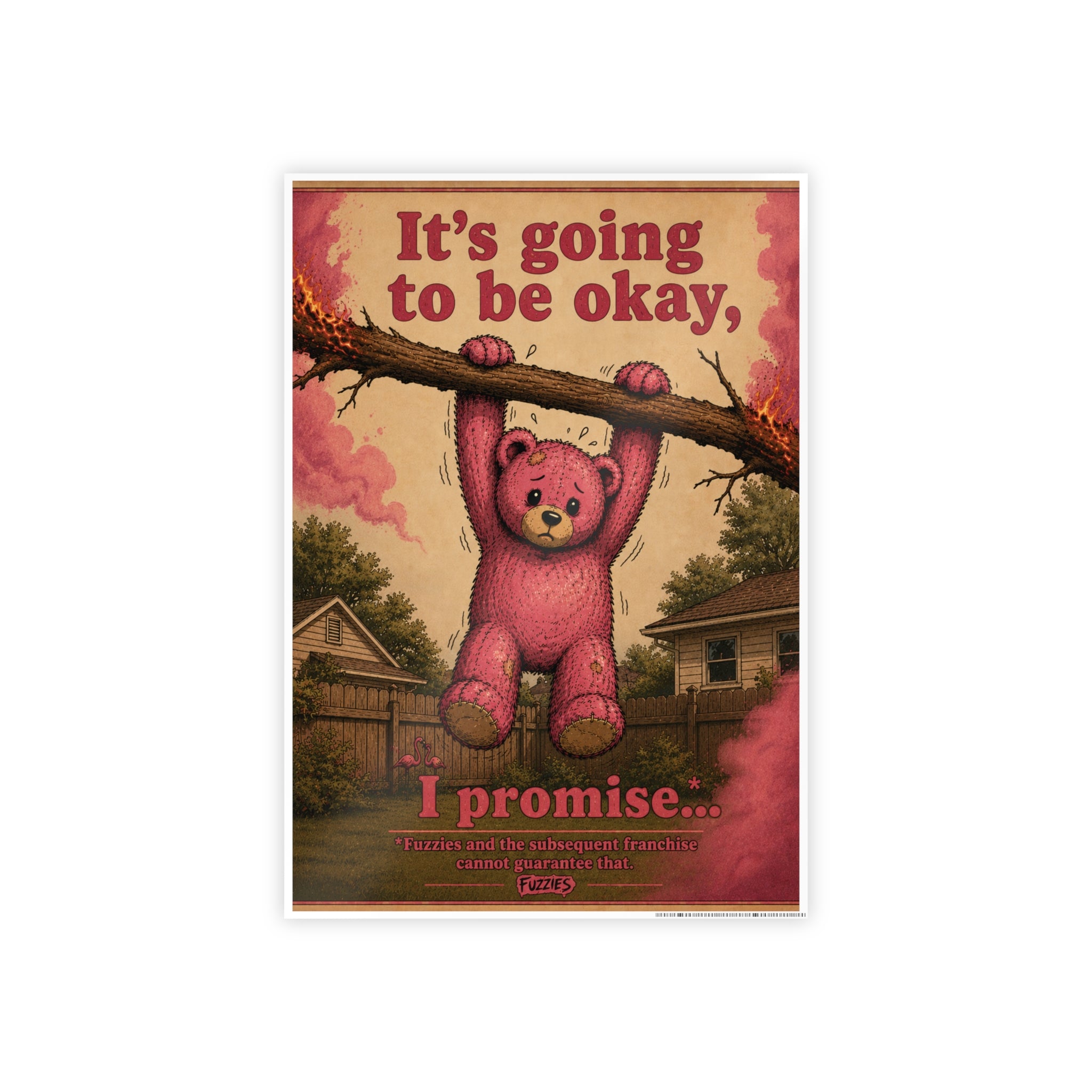 It's Going to Be Okay,  Baby! Fuzzies Motivational Wall Art