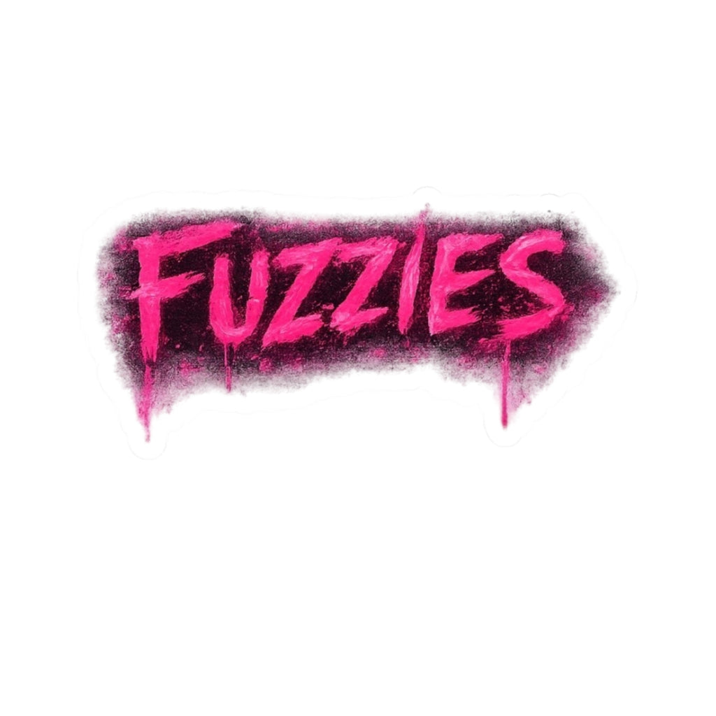 Fuzzies Logo Kiss-Cut Sticker