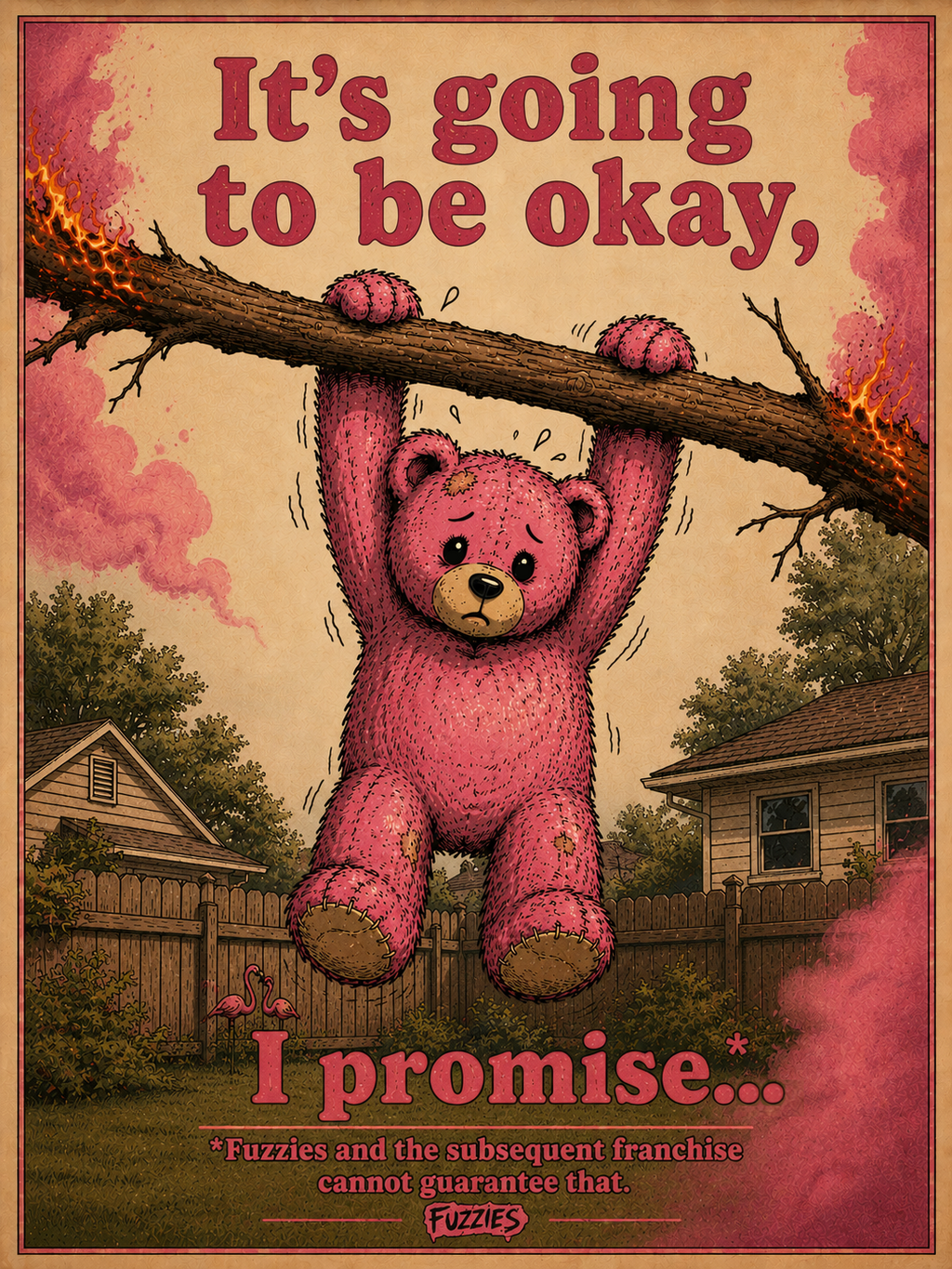 It's Going to Be Okay,  Baby! Fuzzies Motivational Wall Art