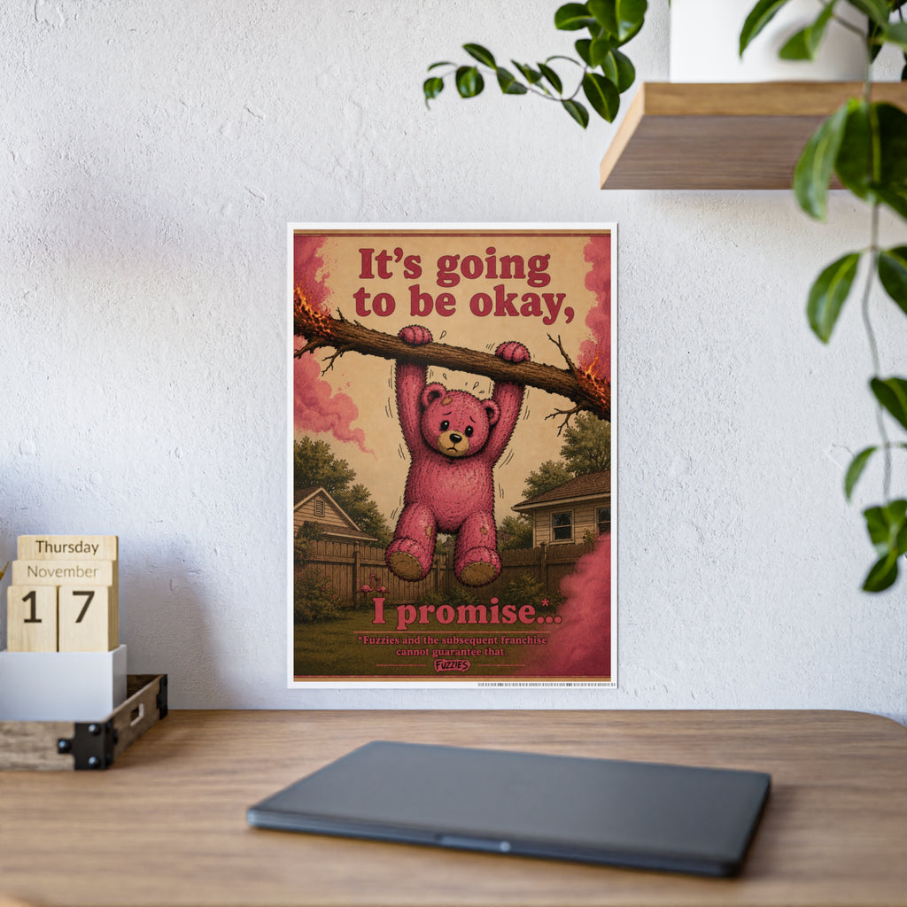 It's Going to Be Okay,  Baby! Fuzzies Motivational Wall Art