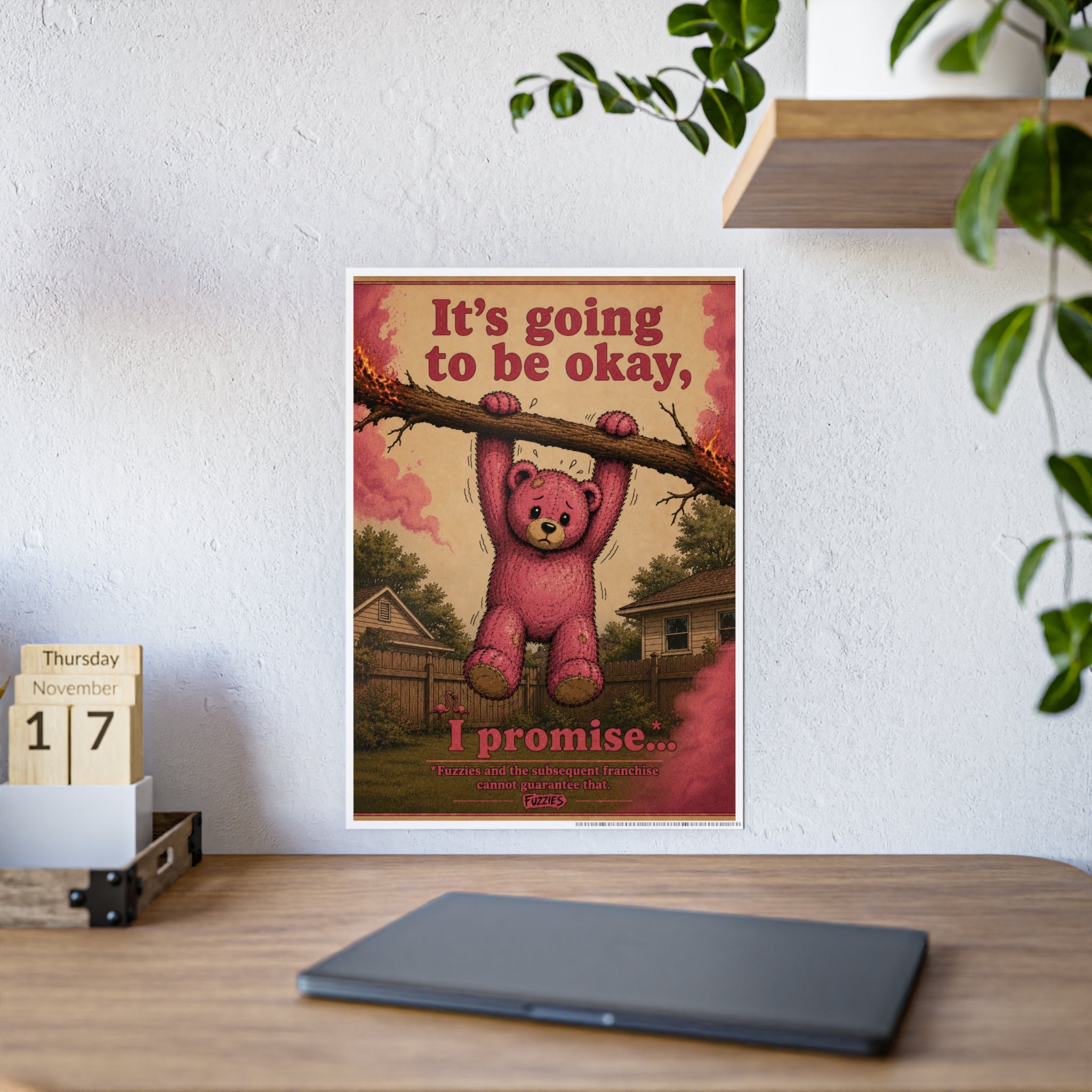 It's Going to Be Okay,  Baby! Fuzzies Motivational Wall Art