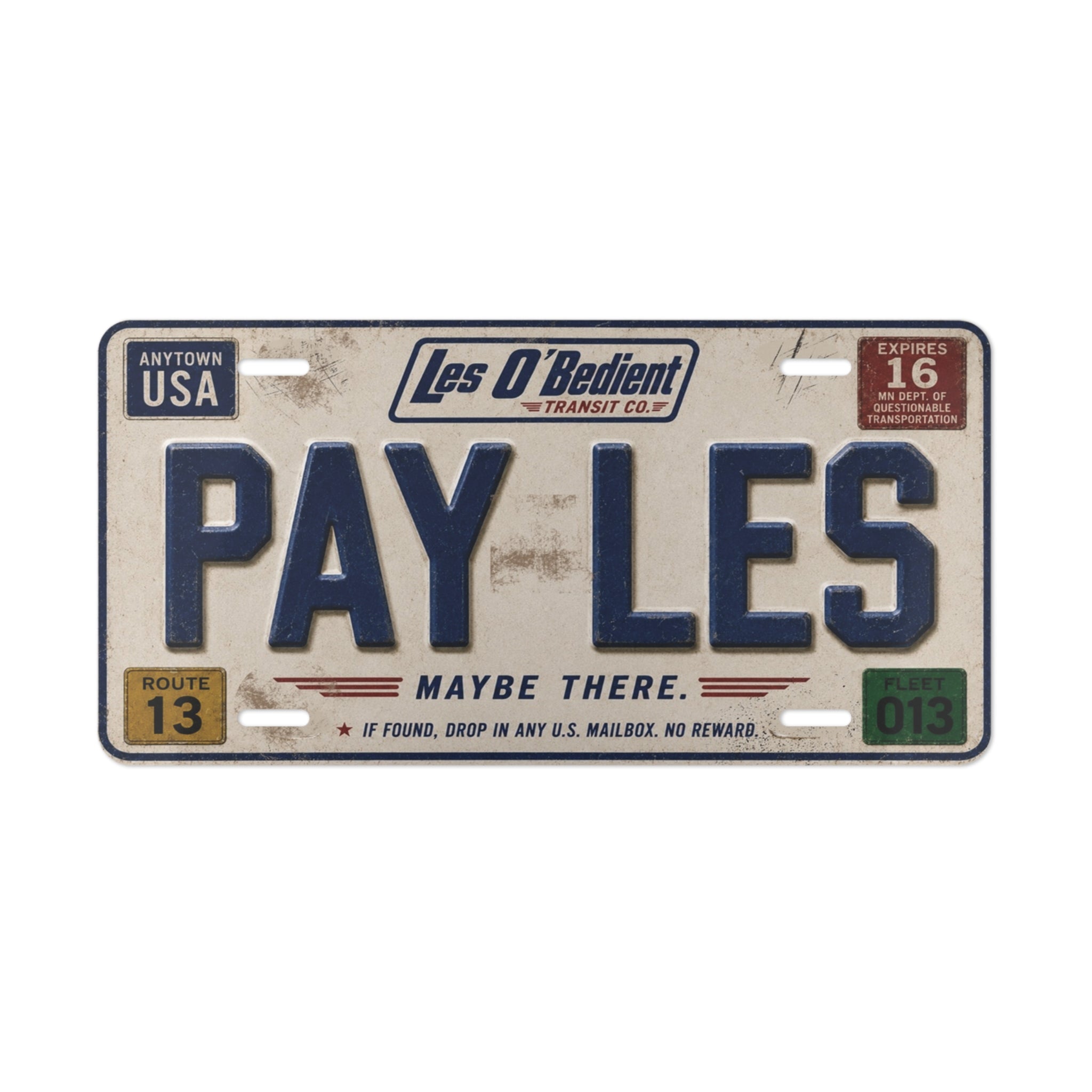 Vanity Plate