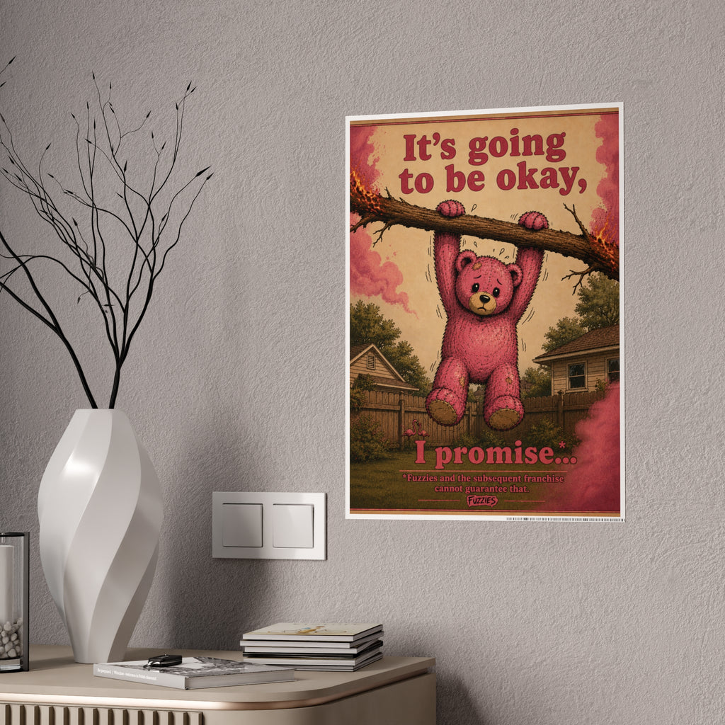 It's Going to Be Okay,  Baby! Fuzzies Motivational Wall Art