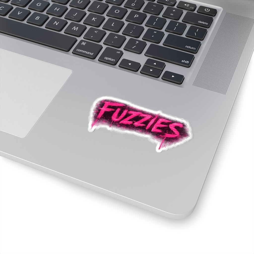 Fuzzies Logo Kiss-Cut Sticker