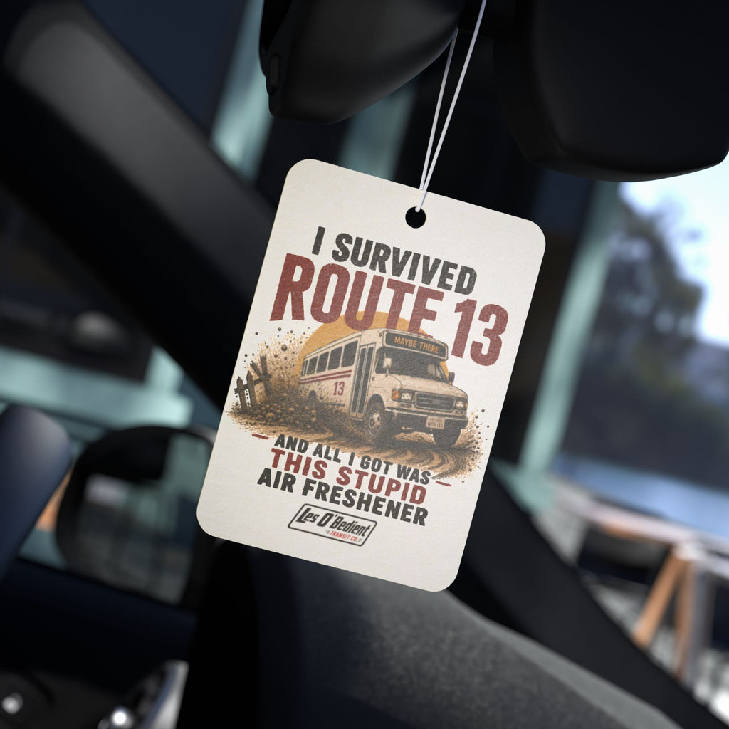 I Survived Route 13 Car Air Freshener