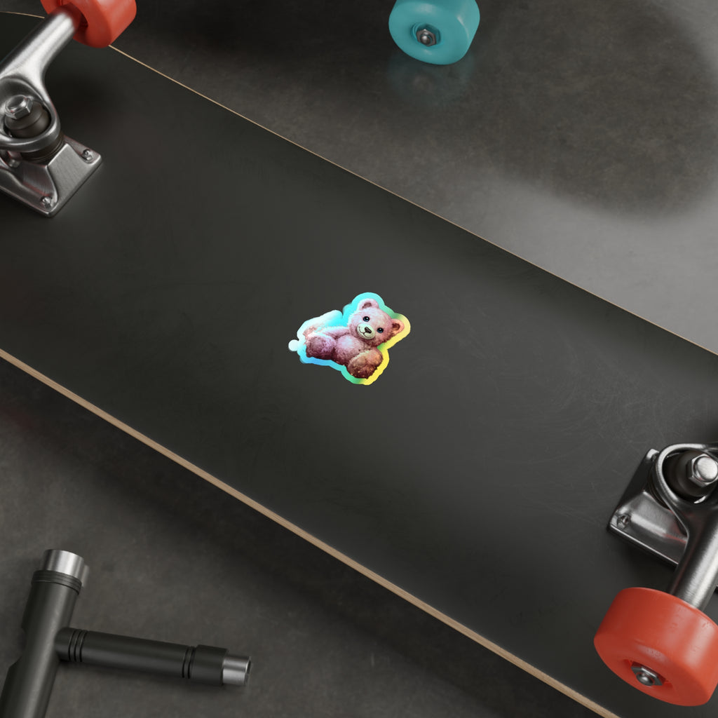 Fuzzies Holographic Bear Sticker